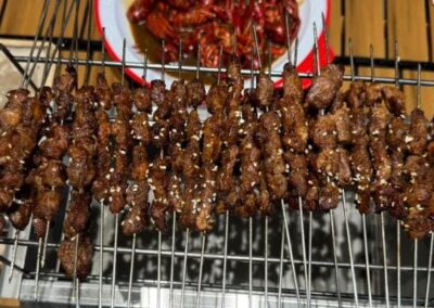 Food at Camping Ground Tee Side Chalet