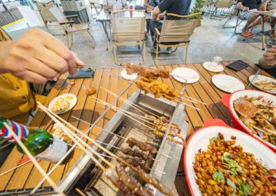 Delicious BBQ by Camping Ground @ Tee Side Chalet