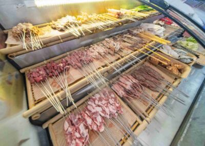 Delicious Chinese BBQ Skewers by Camping Ground @ Tee Side Chalet Pasir Ris