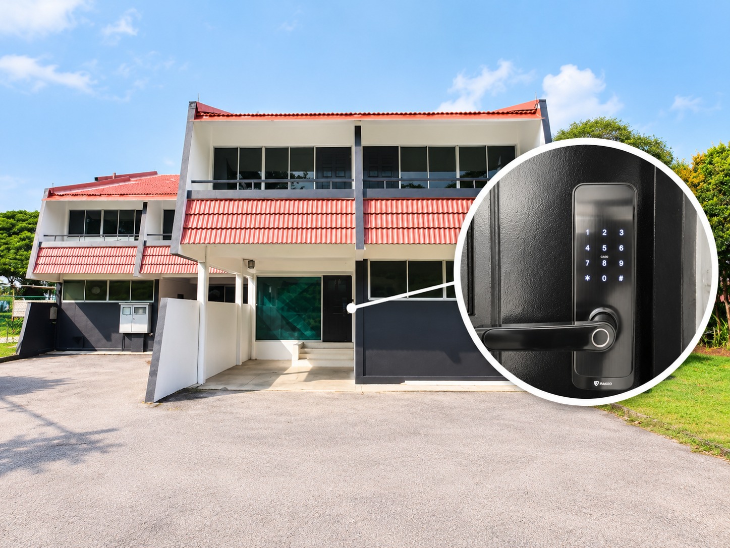 Digital Pin Lock Doors